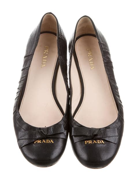 prada shoes ballerina|Prada ballerina flats.